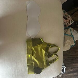 Neon Green Sports Bra